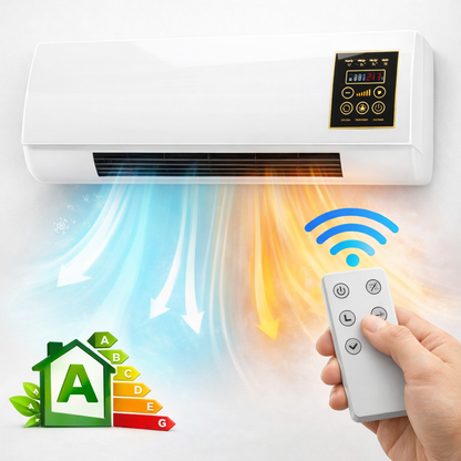 Klimatyzator i grzejnik ścienny HOZRO – komfort klimatyczny przez cały rok.