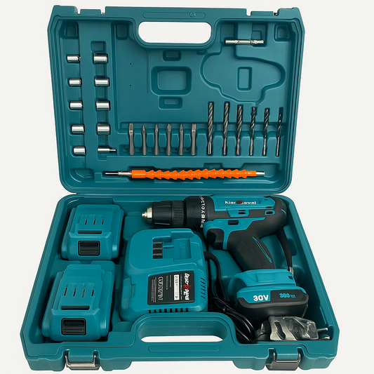 Kraft Royal 36 V Lagou – Profesjonalna wkrętarka udarowa z dwoma akumulatorami.